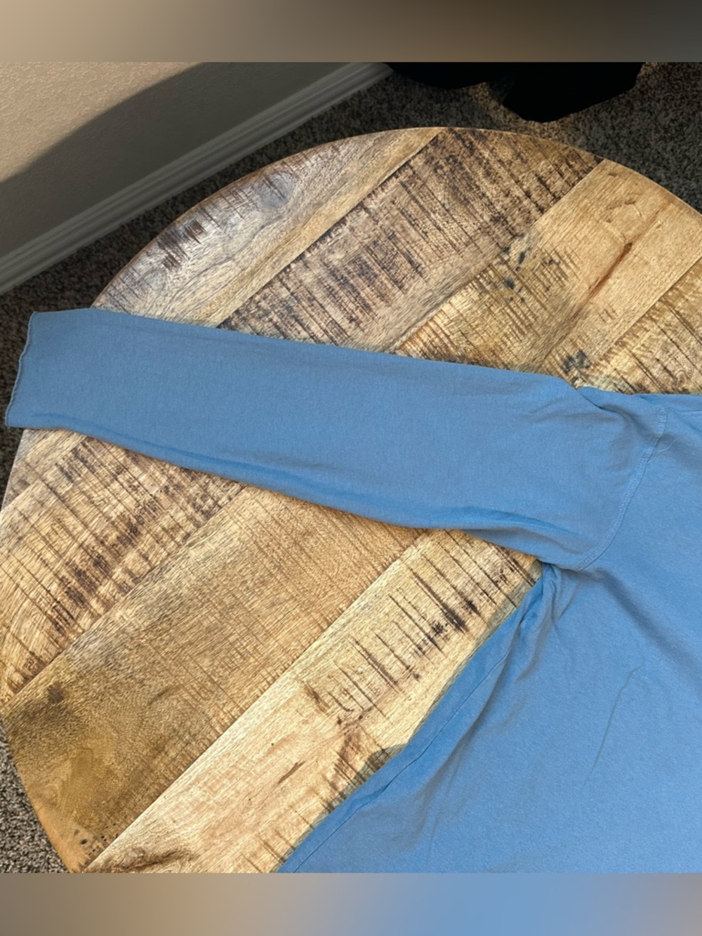 Frank & Eileen Patrick Popover Henley Collared Shirt Heritage Jersey Slate Blue - Picture 13 of 16